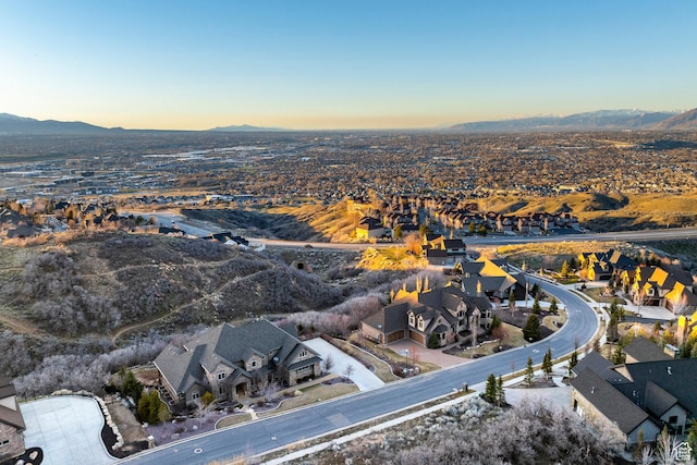 14794 S Vintage View Ln, Draper, UT 84020 - drone / aerial view featuring a mountain view and a residential view