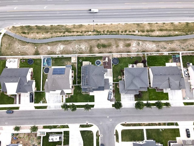 721 S Jubilee Dr, Saratoga Springs, UT 84045 - drone / aerial view with a residential view