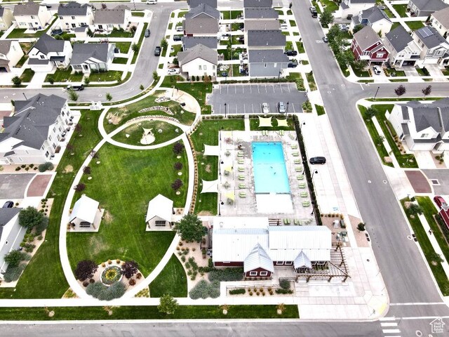 721 S Jubilee Dr, Saratoga Springs, UT 84045 - bird's eye view featuring a residential view