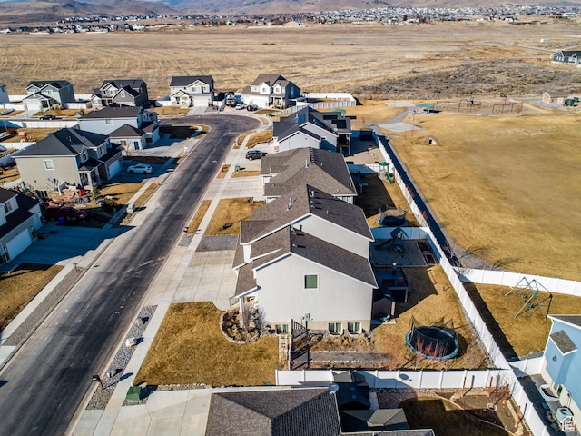 7912 N Secretariat Rd, Eagle Mountain, UT 84005 - birds eye view of property with a residential view and a mountain view
