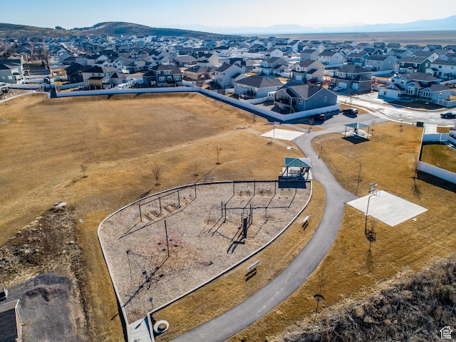 7912 N Secretariat Rd, Eagle Mountain, UT 84005 - aerial view with a residential view and a mountain view
