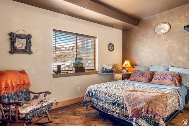 3478 E Porcupine Cir, Garden City, UT 84028 - bedroom featuring wood finished floors and baseboards