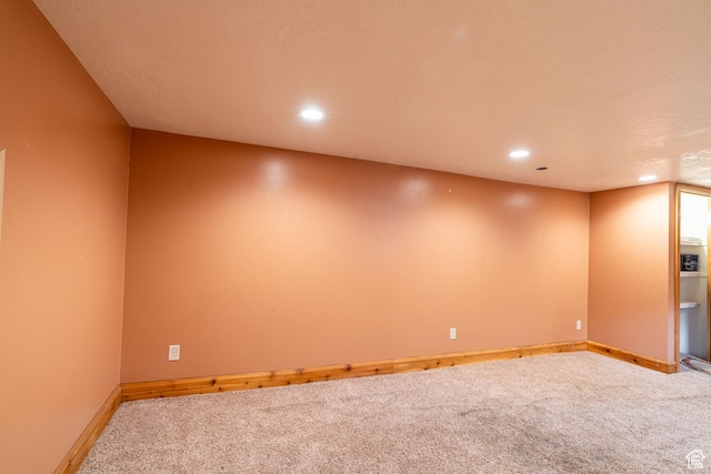 429 W Center St, Logan, UT 84321 - spare room with carpet, baseboards, and recessed lighting