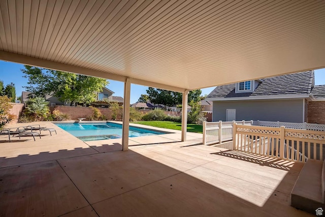 1986 Dove Dr, Santa Clara, UT 84765 - view of pool with a fenced in pool, fence private yard, and a patio