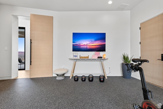 2031 E Pinnacle Dr, St George, UT 84790 - unfurnished living room with visible vents and recessed lighting