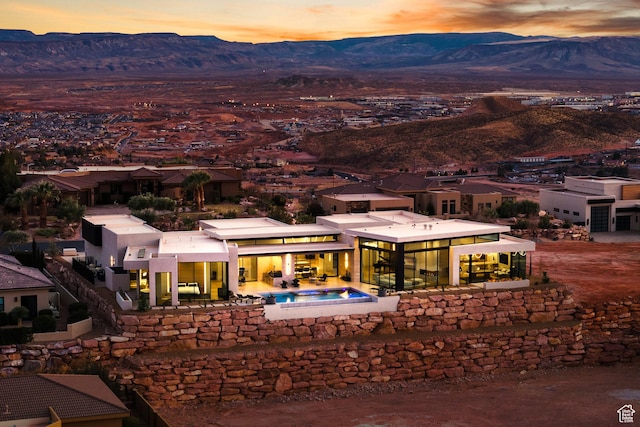 2031 E Pinnacle Dr, St George, UT 84790 - exterior space with a mountain view