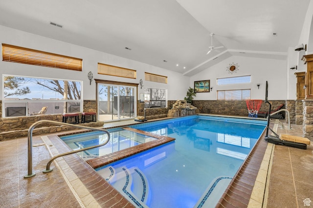 6067 S 3950 W, Roy, UT 84067 - indoor pool featuring a sink