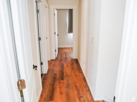 1290 Echo Crk Unit 2, Echo, UT 84024 - hallway featuring baseboards and wood finished floors