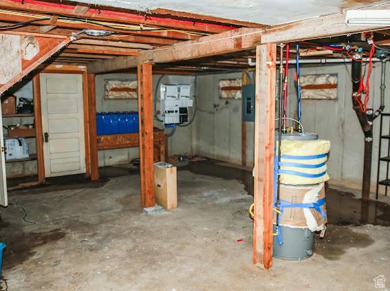 1290 Echo Crk Unit 2, Echo, UT 84024 - unfinished basement with electric panel