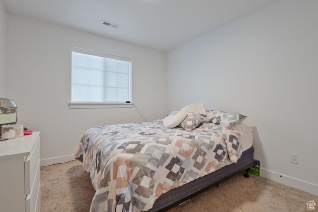4758 E Hidden Loop Rd, Eagle Mountain, UT 84005 - bedroom with baseboards, visible vents, and light colored carpet