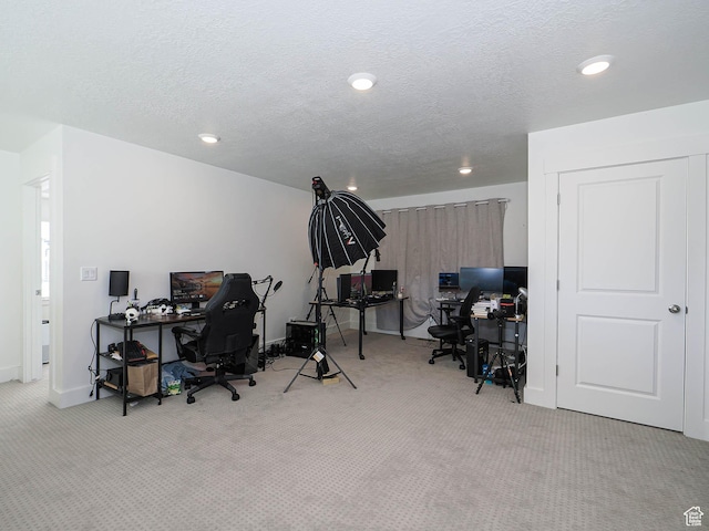 3361 W 3275 N, Plain City, UT 84404 - carpeted office with a textured ceiling and recessed lighting