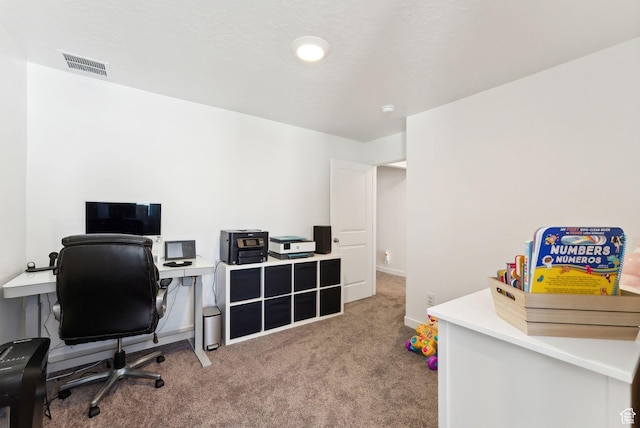 1099 E Quarterdeck Way, Saratoga Springs, UT 84045 - carpeted home office featuring visible vents and baseboards