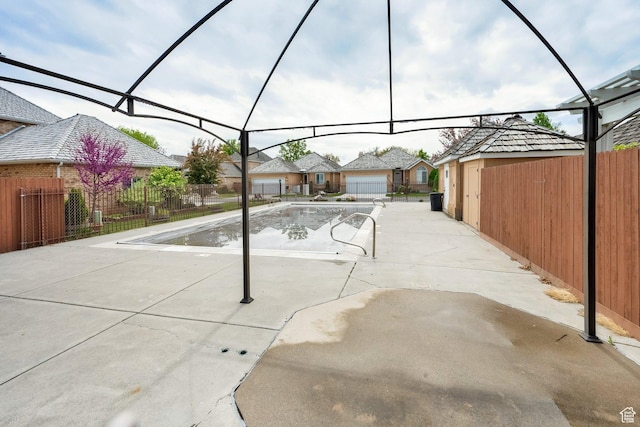 4520 S Countrylane Rd E, Millcreek, UT 84117 - view of swimming pool with fence
