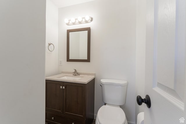 481 E Laurelwood Dr S, Kaysville, UT 84037 - half bathroom featuring toilet and vanity