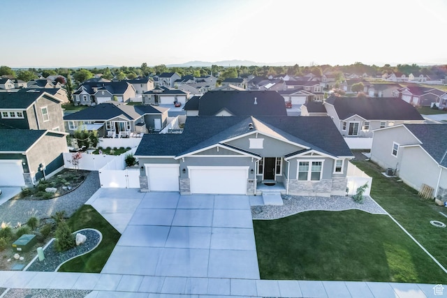 1879 N 925 E, North Ogden, UT 84414 - aerial perspective of suburban area