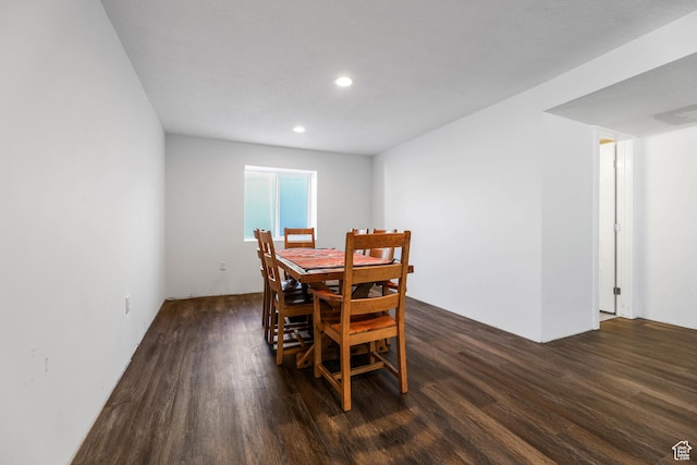 1879 N 925 E, North Ogden, UT 84414 - dining space featuring dark wood-style flooring and recessed lighting