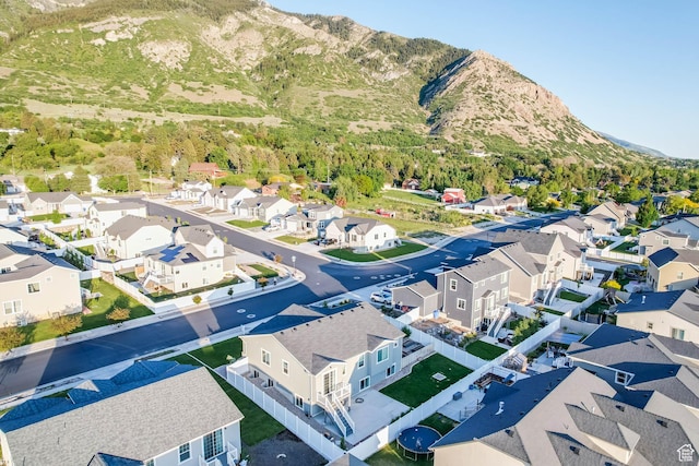 1879 N 925 E, North Ogden, UT 84414 - aerial view of residential area with a mountainous background