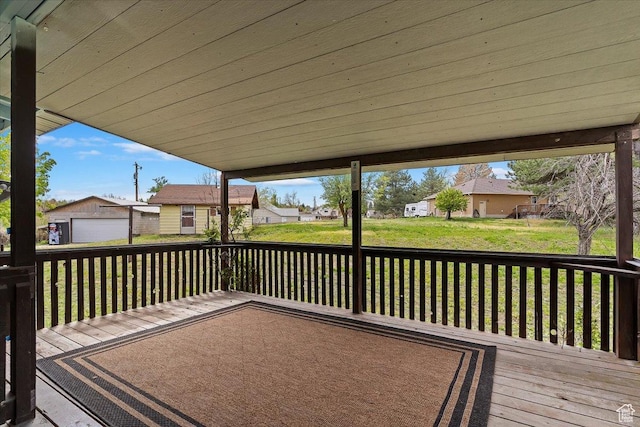 405 W 5100 S, Washington Terrace, UT 84405 - deck featuring a yard and a residential view