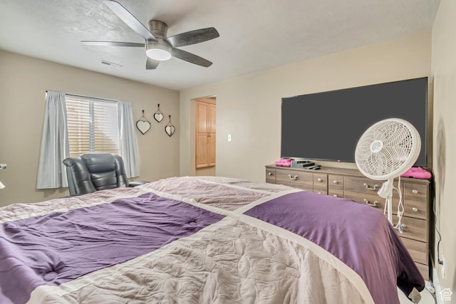 1114 Alexander Ct, Grantsville, UT 84029 - bedroom featuring visible vents and a ceiling fan