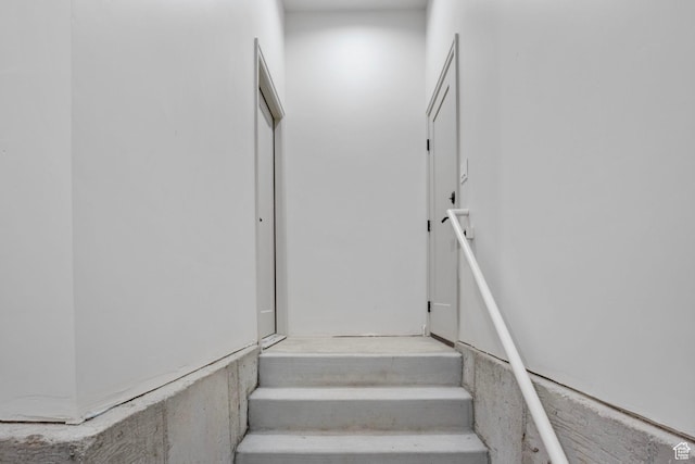 view of staircase