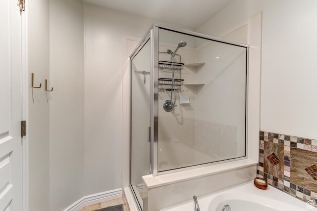 1424 W Stone Meadow Dr, West Jordan, UT 84088 - full bath with a stall shower and a bath