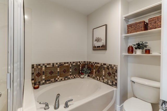 1424 W Stone Meadow Dr, West Jordan, UT 84088 - full bathroom featuring toilet and a bath
