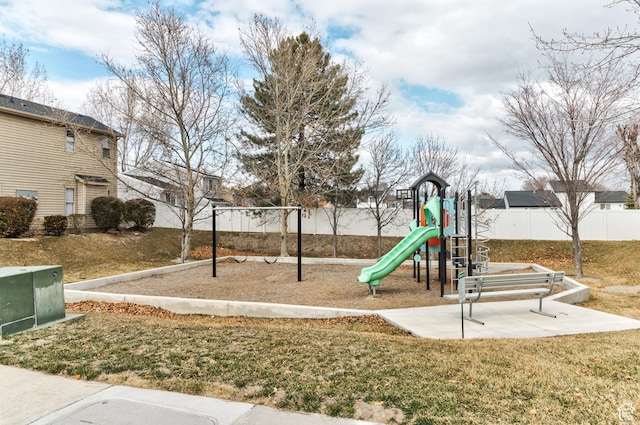 1424 W Stone Meadow Dr, West Jordan, UT 84088 - communal playground with fence