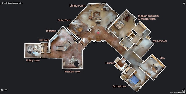 1657 N Kayenta Dr, Ivins, UT 84738 - room layout