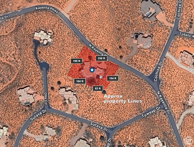 1657 N Kayenta Dr, Ivins, UT 84738 - map / location
