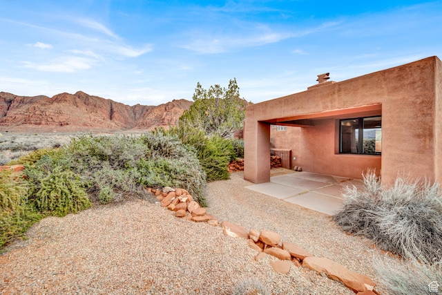 1657 N Kayenta Dr, Ivins, UT 84738 - view of yard with a patio and a mountain view