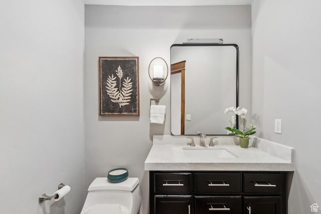 9255 Par Ct, Park City, UT 84098 - half bathroom with toilet and vanity