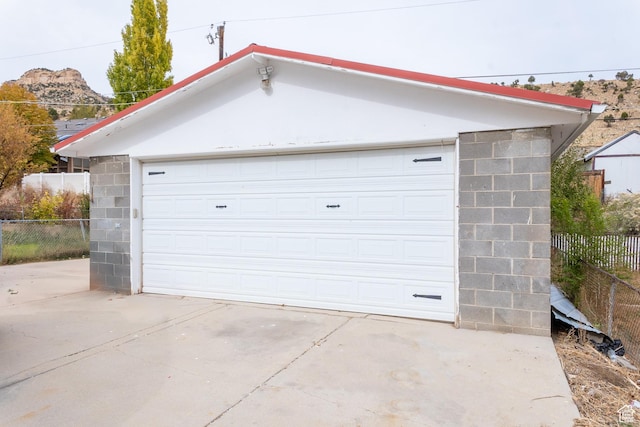 735 Castle Gate Rd, Helper, UT 84526 - detached garage with fence