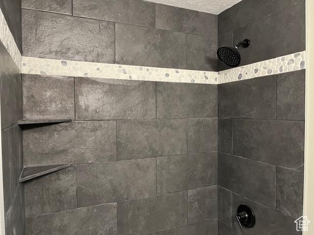 room details featuring tiled shower