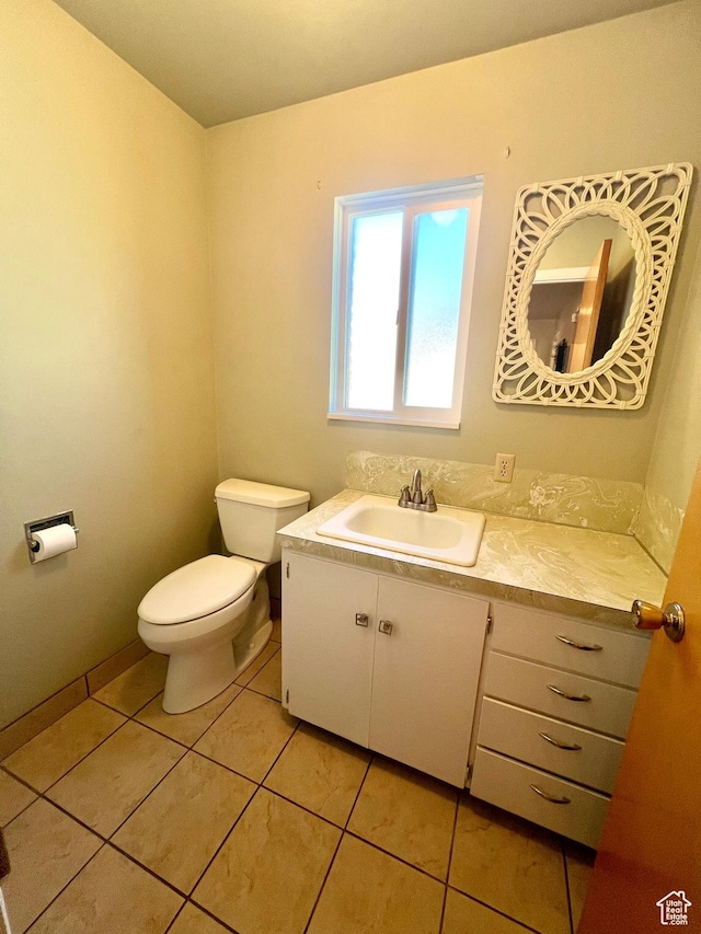 305 N 200 E, Elsinore, UT 84724 - bathroom with toilet, tile patterned flooring, and vanity