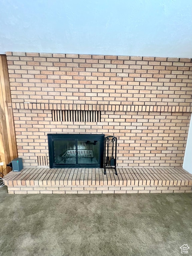 305 N 200 E, Elsinore, UT 84724 - interior details with a brick fireplace