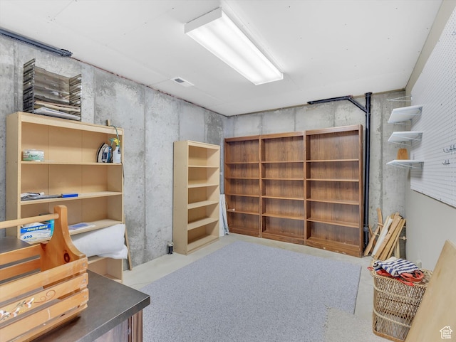 interior space with visible vents