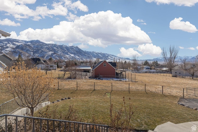 315 S 300 E, Monroe, UT 84754 - view of yard featuring a mountain view, a barn, and an outbuilding