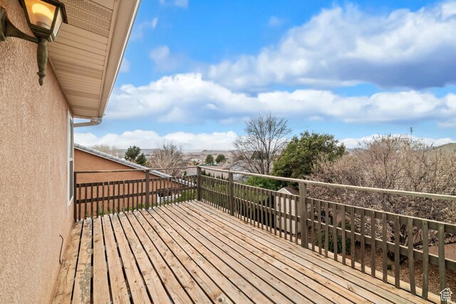 187 N Stone Mountain Dr, St George, UT 84770 - view of wooden terrace