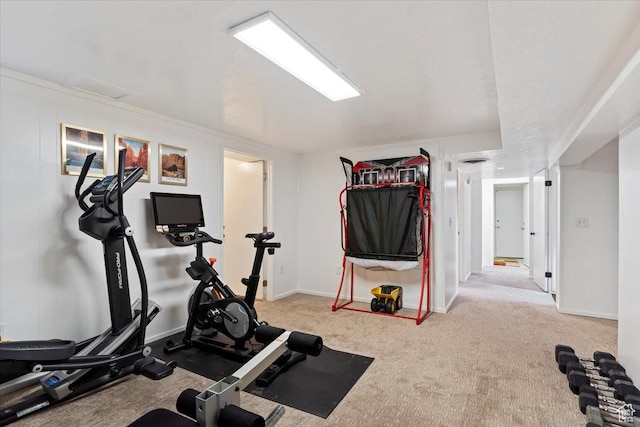 4884 E 2800 N, Eden, UT 84310 - exercise room featuring carpet and baseboards