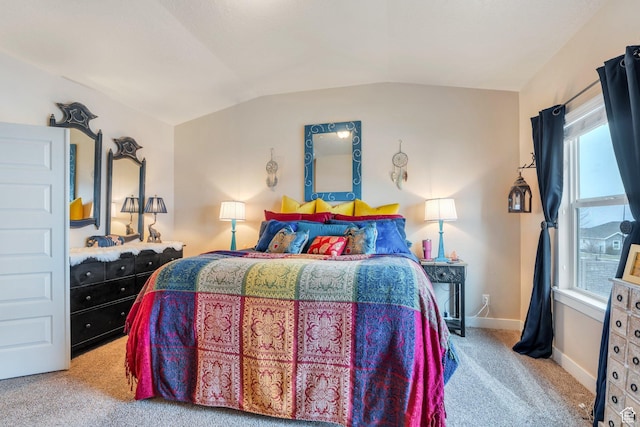 80 Pheasant, Elk Ridge, UT 84651 - carpeted bedroom with lofted ceiling and baseboards