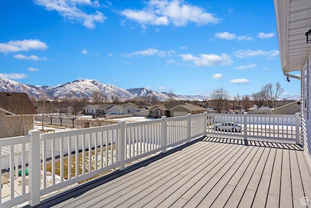 2588 S 1000 W, Nibley, UT 84321 - deck featuring a mountain view and a residential view