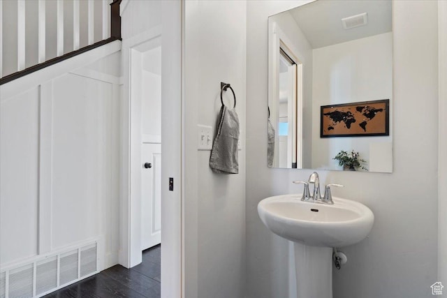 2588 S 1000 W, Nibley, UT 84321 - bathroom with wood finished floors