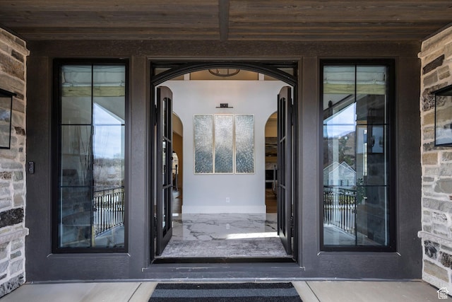 view of property entrance
