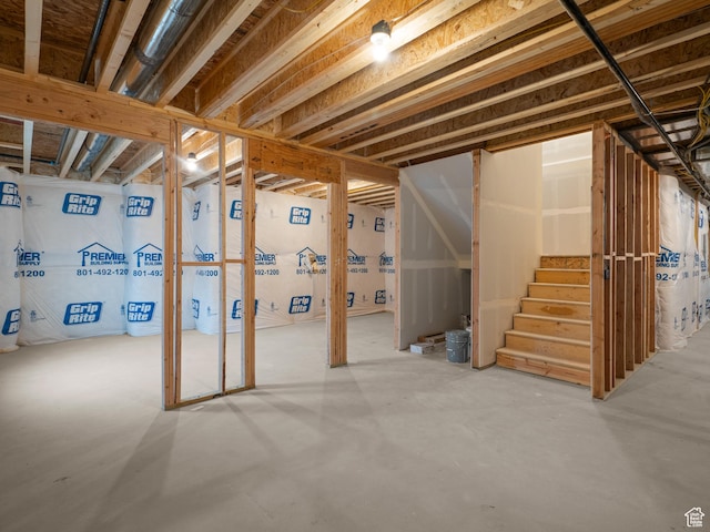 1171 W 800 S Unit 38, Spanish Fork, UT 84660 - unfinished below grade area featuring stairway