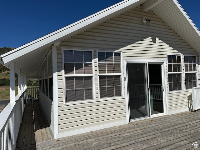 371 S Willard Peak Rd S, Mantua, UT 84324 - exterior space featuring a wooden deck
