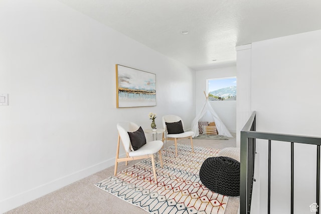 1228 E 1030 N, American Fork, UT 84003 - living area featuring carpet flooring and baseboards
