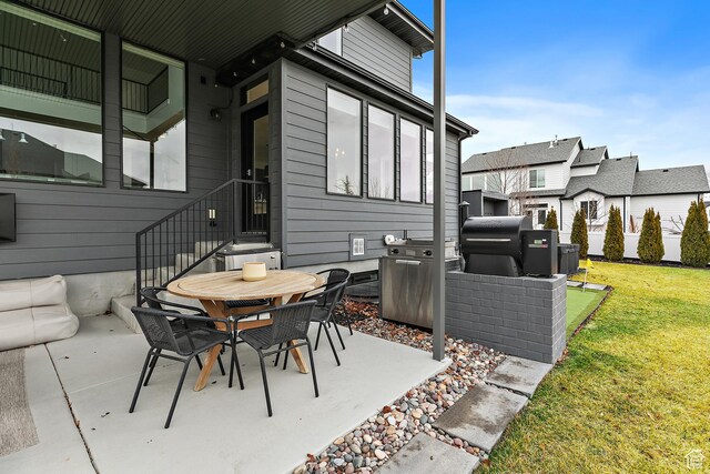 1228 E 1030 N, American Fork, UT 84003 - view of patio / terrace featuring grilling area