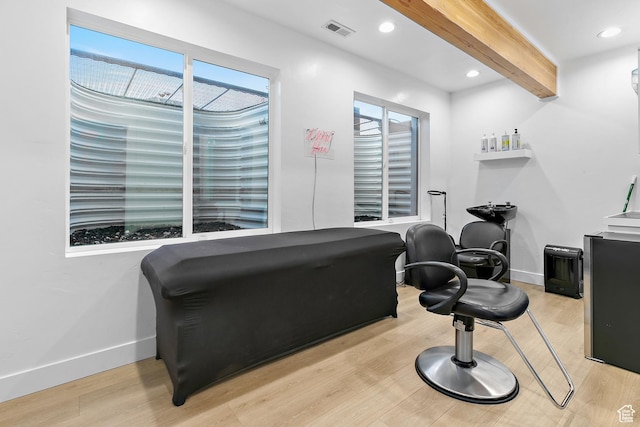 1228 E 1030 N, American Fork, UT 84003 - interior space with light wood-type flooring, visible vents, and baseboards