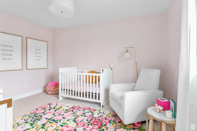 1228 E 1030 N, American Fork, UT 84003 - bedroom with a nursery area, baseboards, and carpet flooring