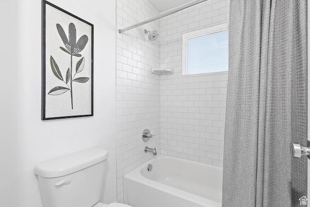 1228 E 1030 N, American Fork, UT 84003 - bathroom featuring shower / bathtub combination with curtain and toilet